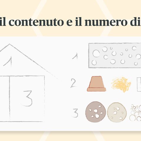 Fase 1: uno schema mostra una casa con tre camere numerate e vari materiali (argilla, paglia, legno) per il riempimento.