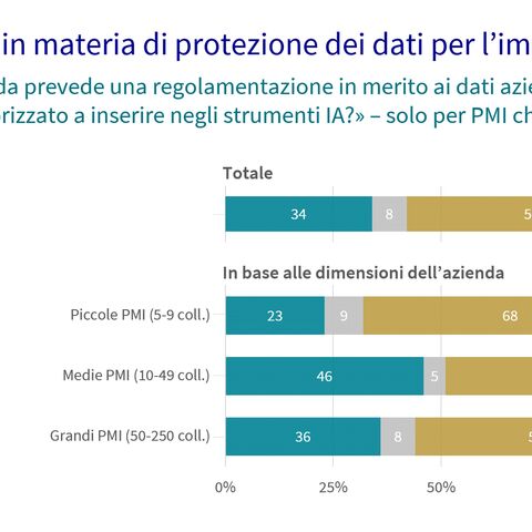 Un diagramma che illustra la regolamentazione della protezione dei dati nell’ambito dell’IA.