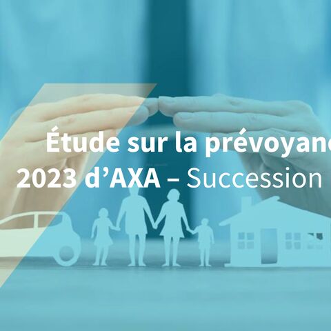 Couverture de l’étude sur la prévoyance 2023 d’AXA – Héritage