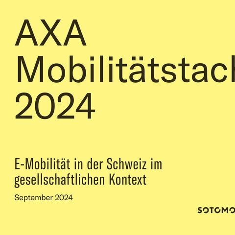 Foto di copertina di AXA Mobilitätstacho 2024