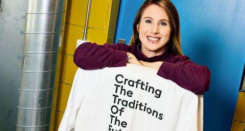 Porträtfoto der Mitgründerin von New Roots, Alice Fauconnet.