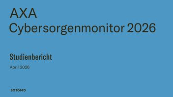 Titelbild AXA Cybersorgenmonitor 2026