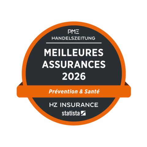 Top assurance 2026 dans le domaine prévoyance & santé dans le Handelszeitung / Statista