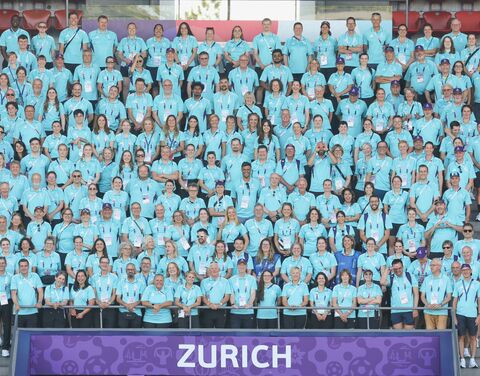 I volontari di UEFA Women’s Euro 2025 della Host City Zurigo