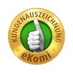 eKomi Kundenauszeichnung zur Autoversicherung.