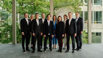 Group photo of the Executive Board of AXA Switzerland