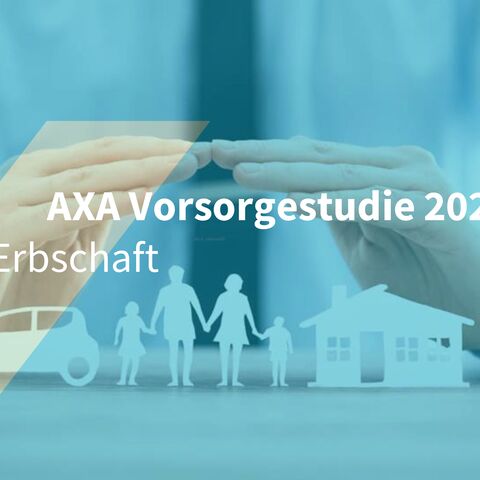 Titelbild der AXA Vorsorgestudie 2023 - Erbschaft