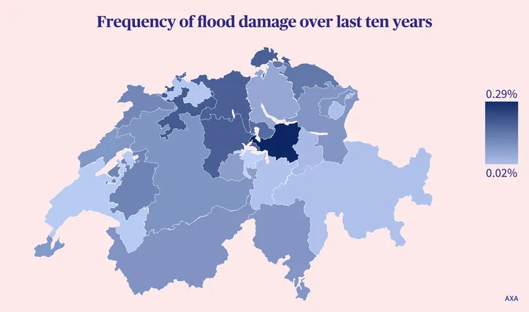 Chart for severe weather statistics