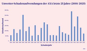 Grafik zur Unwetterstatistik