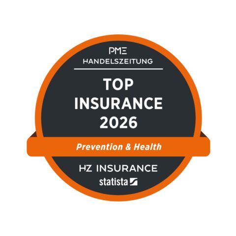 Top insurance 2026 in the area of provision & health in the Handelszeitung / Statista