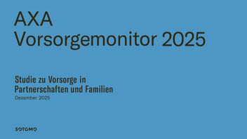 Titelbild des AXA Vorsorgemonitor 2025