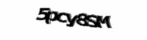 Security check image, please type the characters shown
