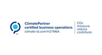 ClimatePartner-Label for the certification of climate protection in operating business