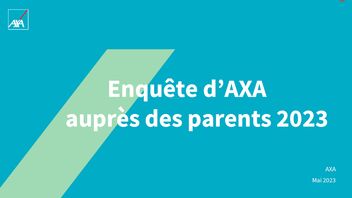 Résultats de l'enquête d'AXA auprès des parents 2023
