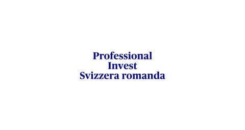 Informazioni sulla soluzione previdenziale Professional Invest Svizzera romanda