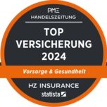 Top Versicherung 2024 im Bereich Vorsorge & Gesundheit in der Handelszeitung / Statista