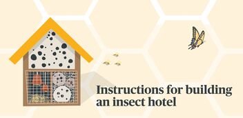 Instructions for building an insect hotel
