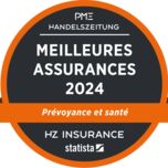 Top assurance 2024 dans le domaine prévoyance & santé dans le Handelszeitung / Statista