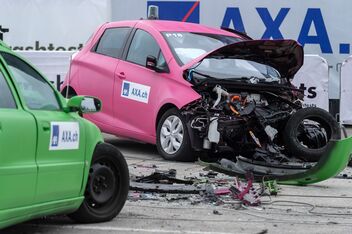 1° crash test: la collisione frontale